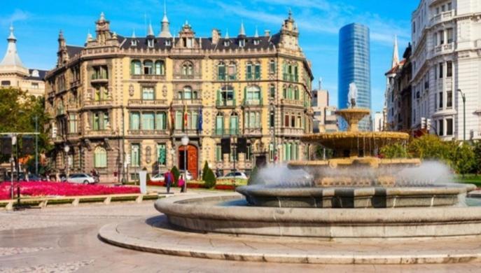 Habitacion En Vivienda Gran Via Bilbao Dış mekan fotoğraf